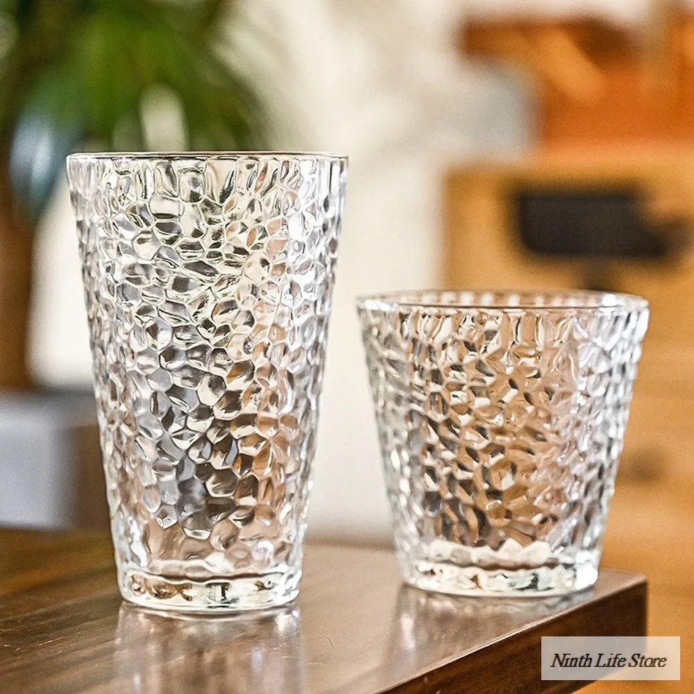 Creative Cup Wine Glass Japanese-Style Retro Embossed Phnom Penh Glass Water Cup Heat-Resistant Breakfast Kitchen Bar Supplies
Creative Cup Wine Glass Japanese-Style Retro Embossed Phnom Penh Glass Water Cup Heat-Resistant Breakfast Kitchen Bar Supplies