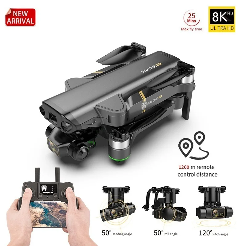 New Pro GPS Drone 8K Dual Camera 3-Axis Gimbal Professional Anti-Shake Shoot Brushless Foldable Quadcopter RC Distance 1200M
New Pro GPS Drone 8K Dual Camera 3-Axis Gimbal Professional Anti-Shake Shoot Brushless Foldable Quadcopter RC Distance 1200M
