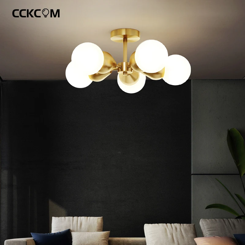 2021 New Modern Ceiling Lamp Copper Design Restaurant Bedroom Living Room Creative LED Lighting Ceiling Light Home Decor Fixture
2021 New Modern Ceiling Lamp Copper Design Restaurant Bedroom Living Room Creative LED Lighting Ceiling Light Home Decor Fixture