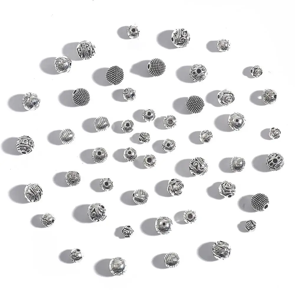 10-50pcs Antique Silver color Plated Spacer Bead For Jewelry Making Findings DIY Charm Pendants Bracelet Jewelry Accessories
10-50pcs Antique Silver color Plated Spacer Bead For Jewelry Making Findings DIY Charm Pendants Bracelet Jewelry Accessories
