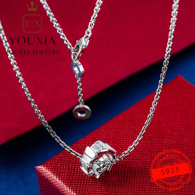 1:1 925 Sterling Silver Customized White Gold Diamond Fashion Personality Exquisite Necklace
1:1 925 Sterling Silver Customized White Gold Diamond Fashion Personality Exquisite Necklace