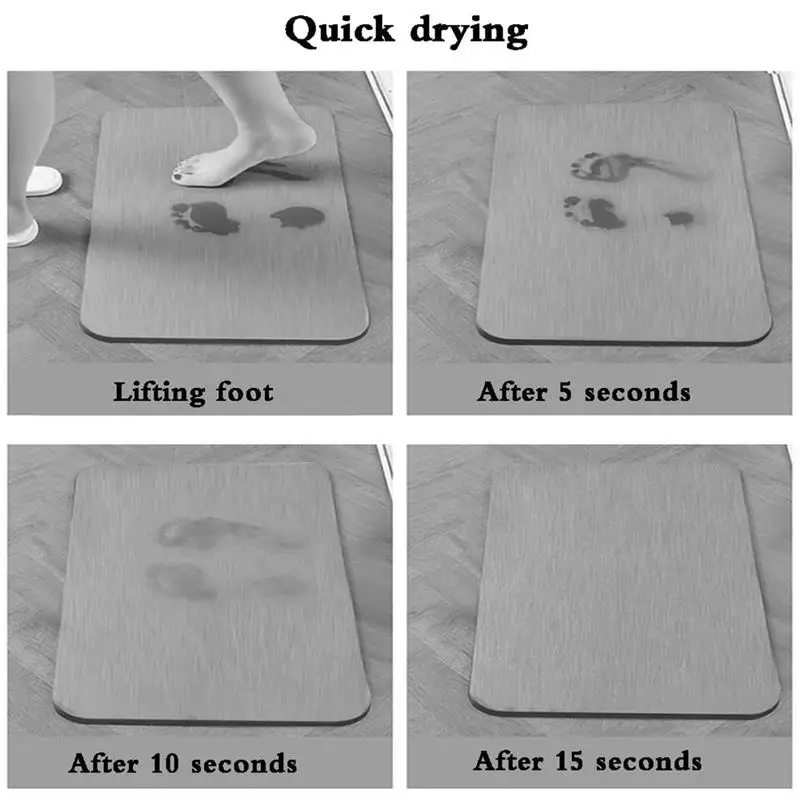 4Color Diatomite Earth Bath Mats Anti-Slip Absorbent Fast Drying Absorbent Mat Supplies Bathroom Gadgets And Accessories
4Color Diatomite Earth Bath Mats Anti-Slip Absorbent Fast Drying Absorbent Mat Supplies Bathroom Gadgets And Accessories