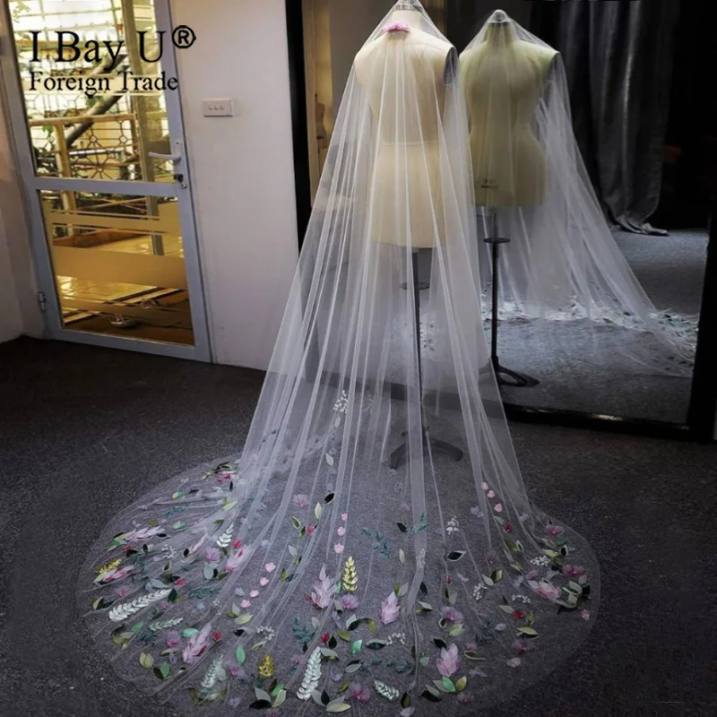 Haute Couture вуаль для невесты на заказ Цветочная Часовня свадебная фата 3D Цветы свадебная вуаль на заказ аксессуары ручной работы
Haute Couture вуаль для невесты на заказ Цветочная Часовня свадебная фата 3D Цветы свадебная вуаль на заказ аксессуары ручной работы