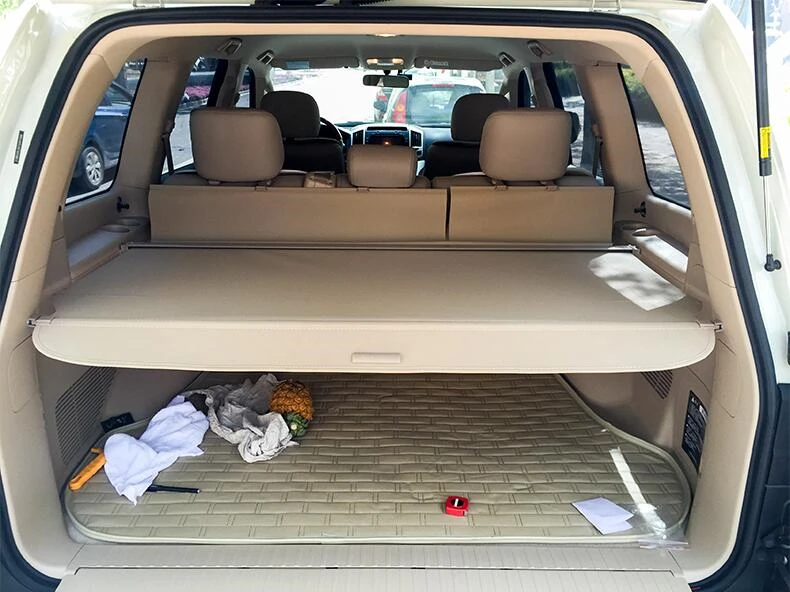 Rear Cargo Cover For TOYOTA Land Cruiser LC200 FJ200 2008-2021 Partition Curtain Screen Shade Trunk Security Shield Accessories
Rear Cargo Cover For TOYOTA Land Cruiser LC200 FJ200 2008-2021 Partition Curtain Screen Shade Trunk Security Shield Accessories
