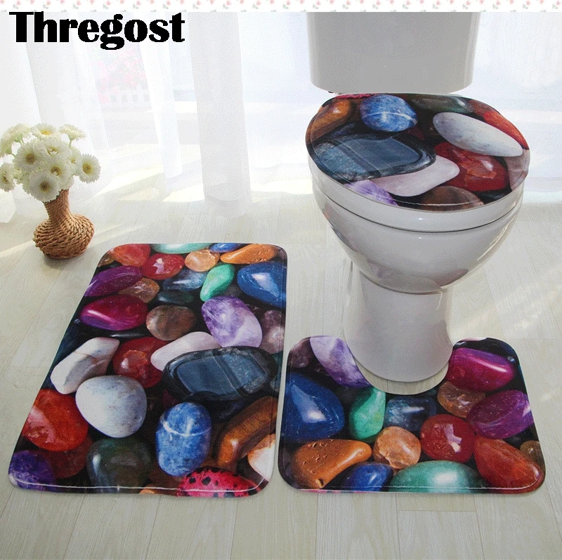 Thregost 3D Print Microfiber Bathroom Mats Washable and Absorbent Soft Shower Rugs Set 3pcs Non Slip Carpet Quick Dry Mat
Thregost 3D Print Microfiber Bathroom Mats Washable and Absorbent Soft Shower Rugs Set 3pcs Non Slip Carpet Quick Dry Mat