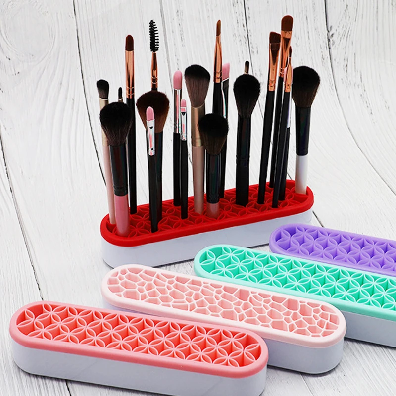 26 Holes Makeup Brush Holder Storage box profesional Stand make up brushes eyeshadow powder brush Cosmetic Drying Rack Shelf
26 Holes Makeup Brush Holder Storage box profesional Stand make up brushes eyeshadow powder brush Cosmetic Drying Rack Shelf