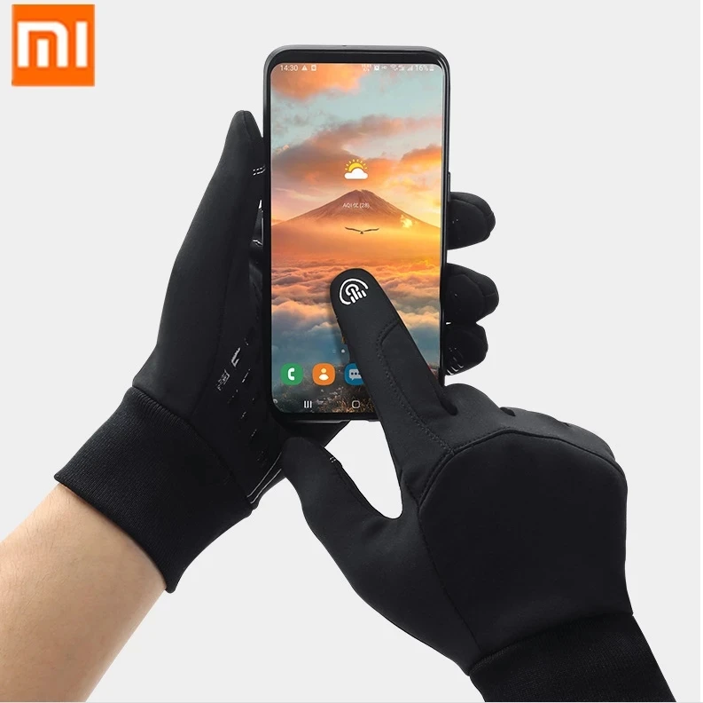 Ветрозащитные теплые перчатки XiaoMi Mijia для сенсорных экранов, 2 шт., водоотталкивающие Нескользящие износостойкие спортивные перчатки для ве...
Ветрозащитные теплые перчатки XiaoMi Mijia для сенсорных экранов, 2 шт., водоотталкивающие Нескользящие износостойкие спортивные перчатки для ве...