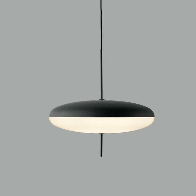 Nordic Danish UFO Pendant Lights Simple White Acrylic Hanging Lamp Designer Restaurant Creative Led Lighting Suspendu Home Decor | Лампы и