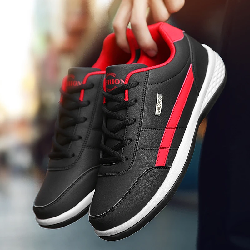 Leather Men Shoes Sneakers Trend Casual Shoes Breathable Leisure Male Sneakers Non-slip Footwear Men Vulcanized Shoes Plus Size
Leather Men Shoes Sneakers Trend Casual Shoes Breathable Leisure Male Sneakers Non-slip Footwear Men Vulcanized Shoes Plus Size