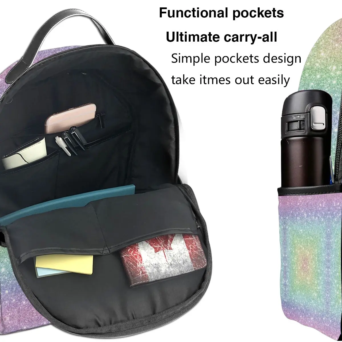 Women Backpack with Multiple Using Women Backpacks Female School Bag Girls Beautiful Shiny Multi-colored Travel Bag
Women Backpack with Multiple Using Women Backpacks Female School Bag Girls Beautiful Shiny Multi-colored Travel Bag
