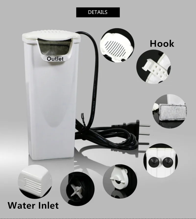 3W 200L/H Waterfall Aquarium Filter Pump Turtle Fish Tank Low Water Level Filter Oxygen Pump Fish Turtle Reptile Supply 220-240V
3W 200L/H Waterfall Aquarium Filter Pump Turtle Fish Tank Low Water Level Filter Oxygen Pump Fish Turtle Reptile Supply 220-240V