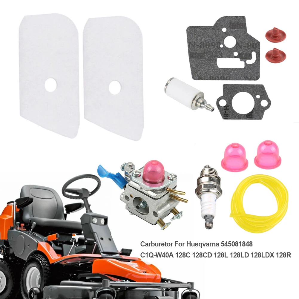 Carburetor For Husqvarna 545081848 C1Q-W40A 128C 128CD 128L 128LD 128LDX 128R Gaskets Filter Spark Plug Oil Tube Check Valves
Carburetor For Husqvarna 545081848 C1Q-W40A 128C 128CD 128L 128LD 128LDX 128R Gaskets Filter Spark Plug Oil Tube Check Valves