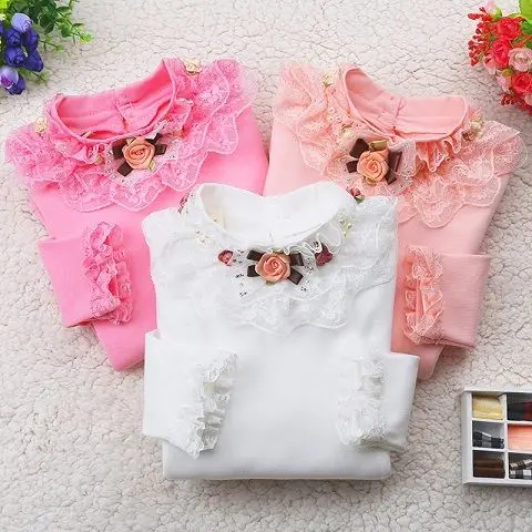 Весна-Осень 2021 хлопковые детские базовые футболки одежда для маленьких девочек