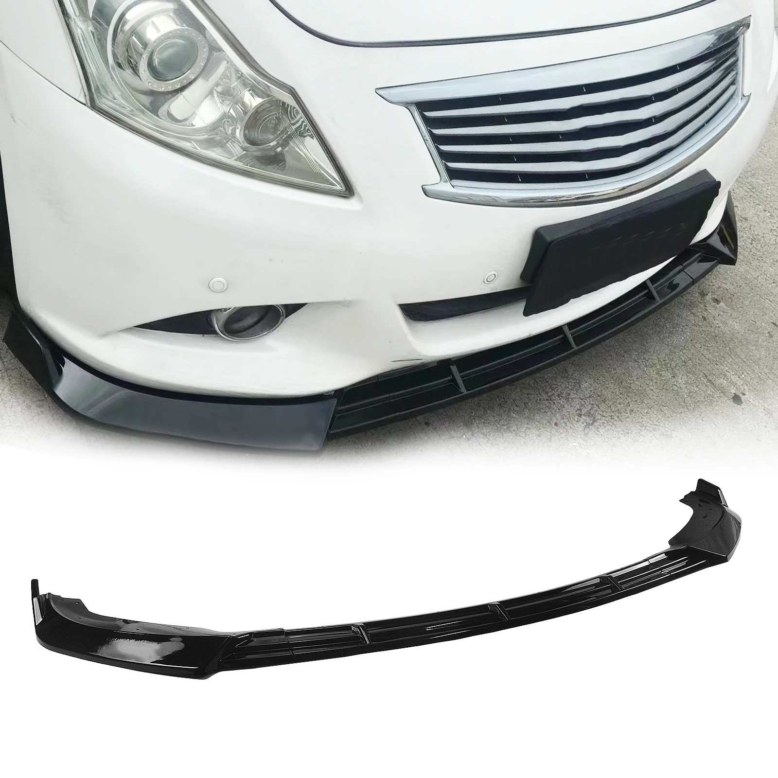 Front Spoiler Bumper Lip For Infiniti G37 Sedan 4 Door 2010-2013 Gloss Black Body Kit Car Lower Guard Plate Splitter Board Lippe
Front Spoiler Bumper Lip For Infiniti G37 Sedan 4 Door 2010-2013 Gloss Black Body Kit Car Lower Guard Plate Splitter Board Lippe
