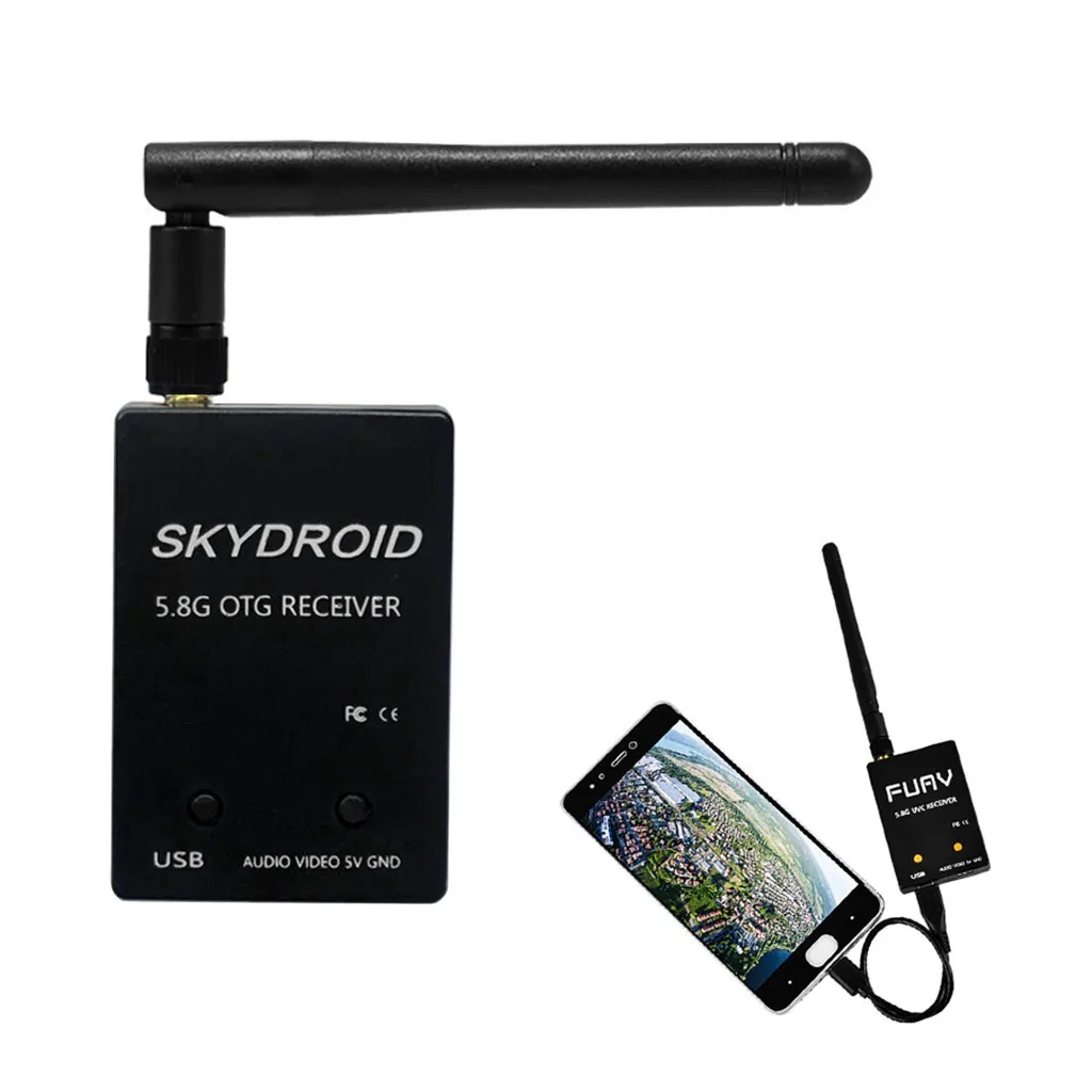 UVC OTG RC Parts 5.8Ghz 150CH Smartphone FPV Receiver RC Parts for Android RC DroneVR Headset FPV RC Parts
UVC OTG RC Parts 5.8Ghz 150CH Smartphone FPV Receiver RC Parts for Android RC DroneVR Headset FPV RC Parts