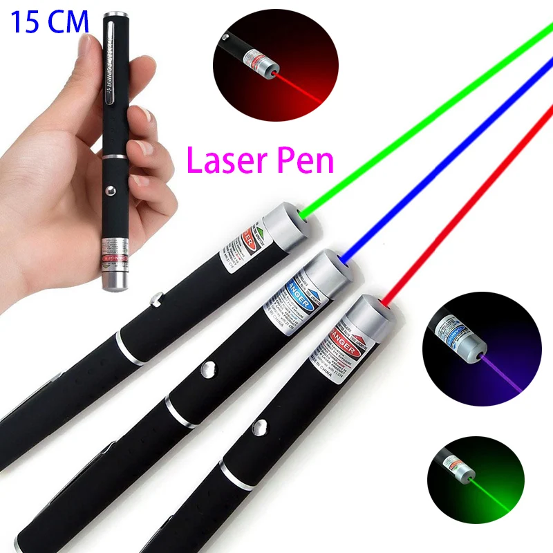 

1PCS New 5MW High Power Lazer Pointer 650Nm 532Nm 405Nm Red Blue Green Laser Sight Light Pen Powerful Laser Meter Tactical Pen