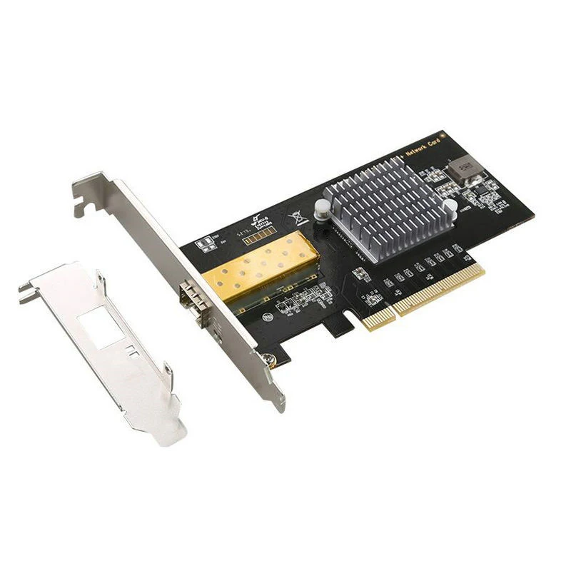 10-гигабитная PCIE сетевая карта для настольного сервера 82599, оптическое волокно, PCI-E X8 LAN адаптер SFP 10-гбит сетевая карта
10-гигабитная PCIE сетевая карта для настольного сервера 82599, оптическое волокно, PCI-E X8 LAN адаптер SFP 10-гбит сетевая карта