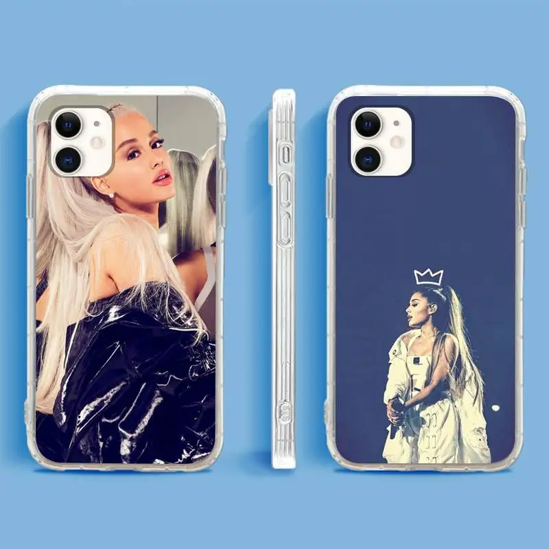 Ariana Grande AG Rainbow Sweetener Phone Case For iPhone 13 12 11Pro Max 11 XR XS Max X Mini 8 7 6 SE 2020 Transparent Cover
Ariana Grande AG Rainbow Sweetener Phone Case For iPhone 13 12 11Pro Max 11 XR XS Max X Mini 8 7 6 SE 2020 Transparent Cover