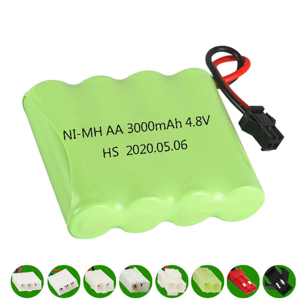 4.8V 3000mah rechargeable NI-MH battery For RC toys Tanks robots cars trains robots model accessory 4.8 V NI-MH AA batterypack
4.8V 3000mah rechargeable NI-MH battery For RC toys Tanks robots cars trains robots model accessory 4.8 V NI-MH AA batterypack