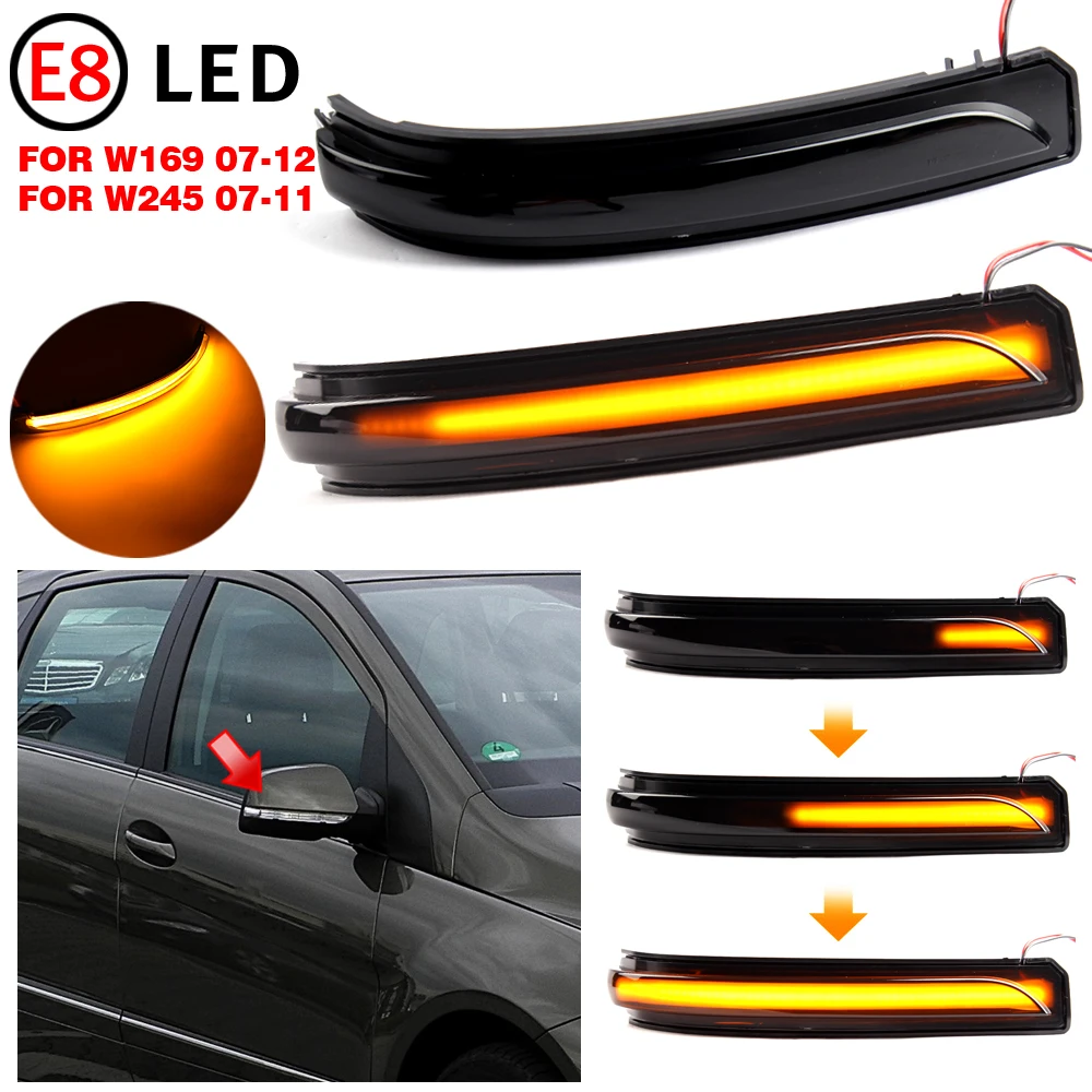 LED Dynamic Side Wing Rearview Mirror Light For Mercedes For Benz A B Class W169 W245 2007-2011 2012 Turn Siganl Lights
LED Dynamic Side Wing Rearview Mirror Light For Mercedes For Benz A B Class W169 W245 2007-2011 2012 Turn Siganl Lights