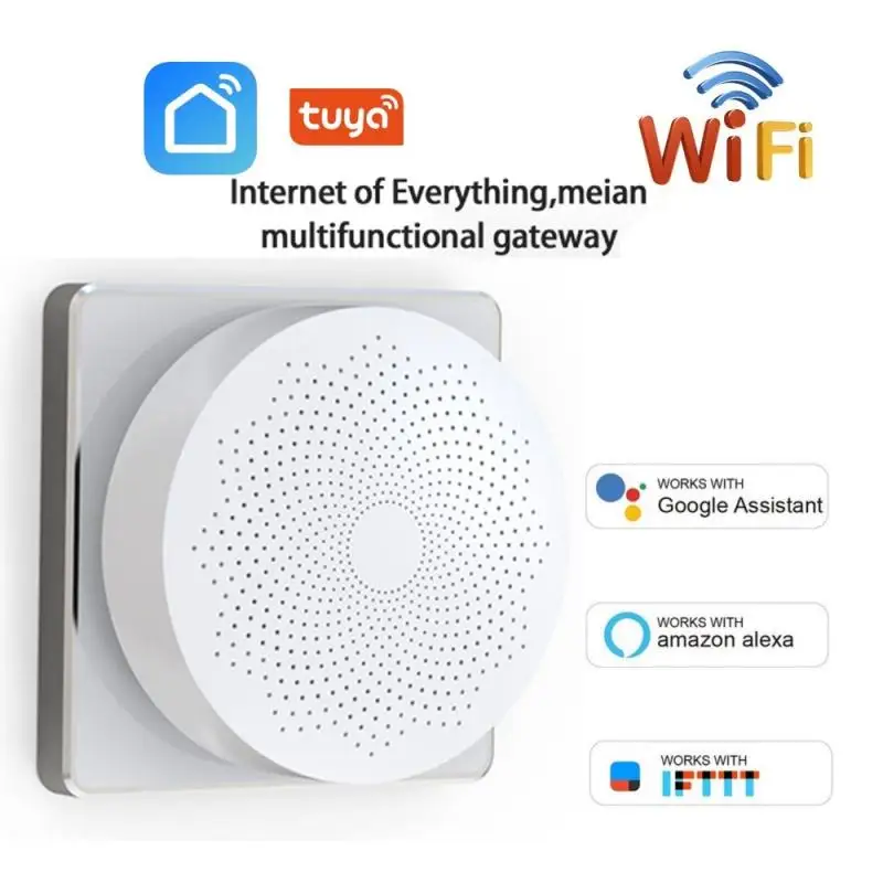Смарт-шлюз Tuya ZigBee, беспроводное управление с помощью Wi-Fi, работает с приложением
Смарт-шлюз Tuya ZigBee, беспроводное управление с помощью Wi-Fi, работает с приложением