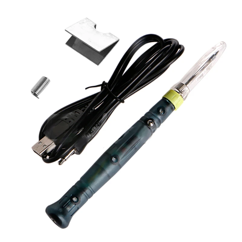 Профессиональный мини-паяльник 5 в 8 Вт с питанием от USB, комплект со светодиодным индикатором 896B
Профессиональный мини-паяльник 5 в 8 Вт с питанием от USB, комплект со светодиодным индикатором 896B