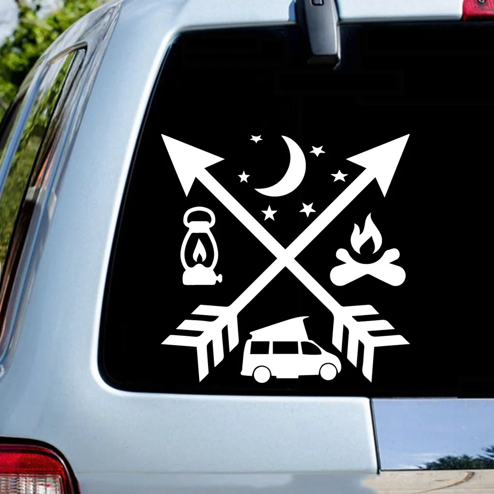 Cartoon camping Car Decal Interesting Vinyl Decals Car Sticker Black/Silver Car-Styling
Cartoon camping Car Decal Interesting Vinyl Decals Car Sticker Black/Silver Car-Styling