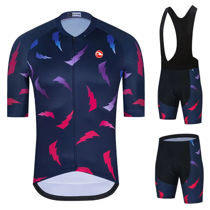 2021 Pro Team Summer Cycling Jersey Set Men Cycling Set Racing Bicycle Clothing Suit Breathable Mountain Bike Clothes Sportwears
2021 Pro Team Summer Cycling Jersey Set Men Cycling Set Racing Bicycle Clothing Suit Breathable Mountain Bike Clothes Sportwears