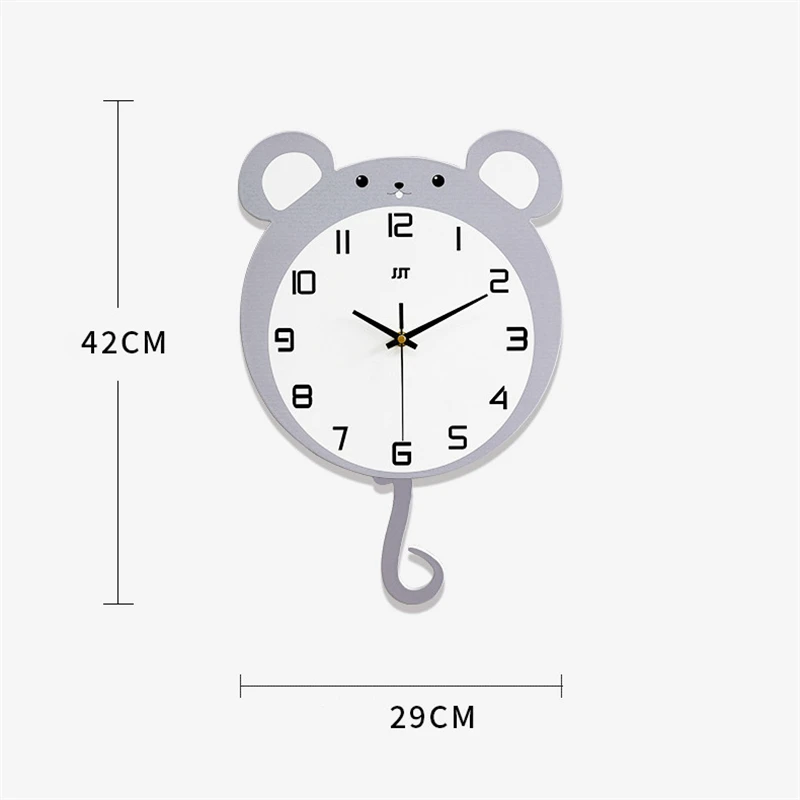 Creative Cartoon Clock Fashion Living room Wall Clock Nordic Home Decoration Clock Cute Mouse Wall Clock Silent Quartz Clock
Creative Cartoon Clock Fashion Living room Wall Clock Nordic Home Decoration Clock Cute Mouse Wall Clock Silent Quartz Clock