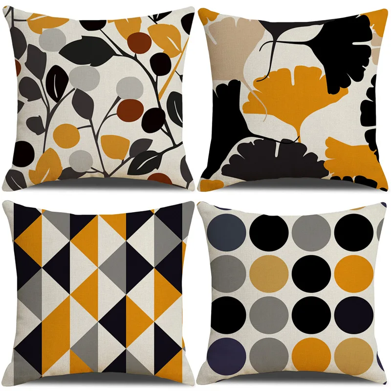 Black Orange Plant Pillowcases Yellow Printed Case Peach Skin Throw Pillow Case Office Sofa Cushion Cover 45cm*45cm
Black Orange Plant Pillowcases Yellow Printed Case Peach Skin Throw Pillow Case Office Sofa Cushion Cover 45cm*45cm