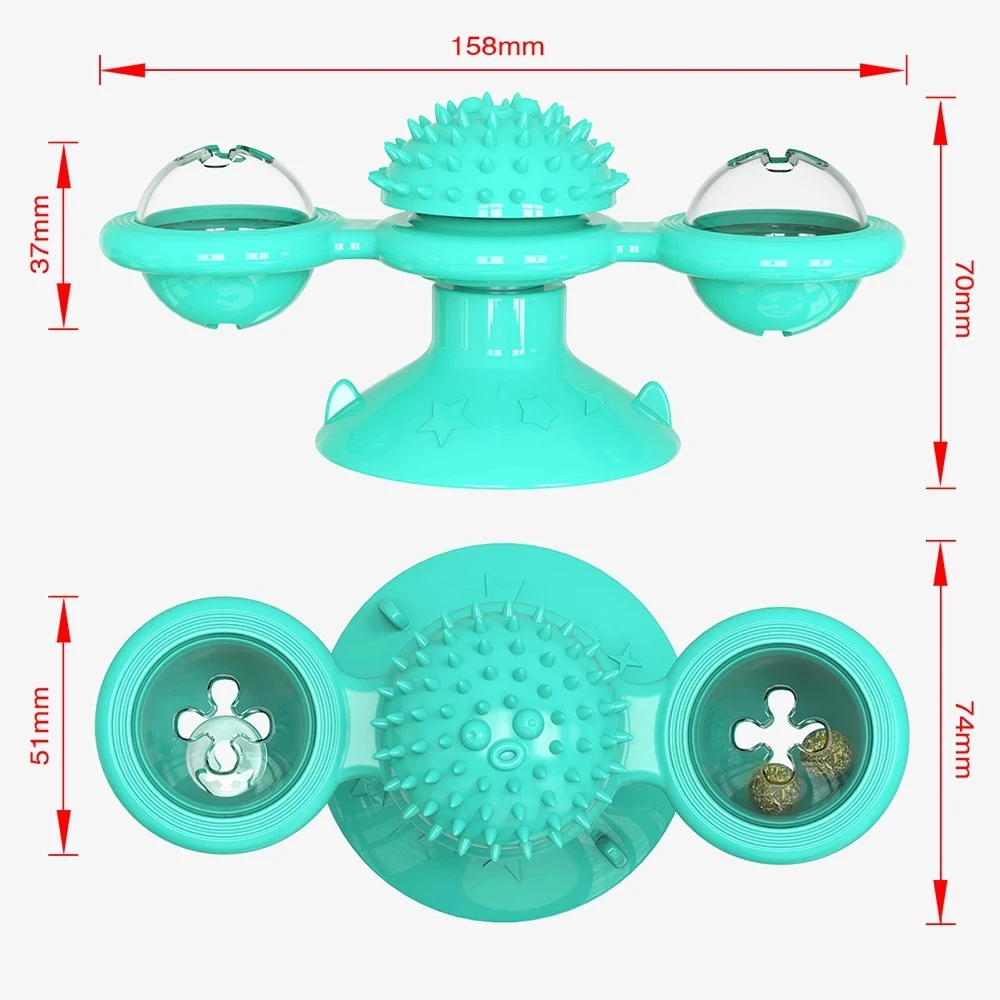 Cat Windmill Toy Funny Massage Rotatable Cat Toys With Catnip LED Ball Teeth Cleaning Pet Products for Dropshipping
Cat Windmill Toy Funny Massage Rotatable Cat Toys With Catnip LED Ball Teeth Cleaning Pet Products for Dropshipping