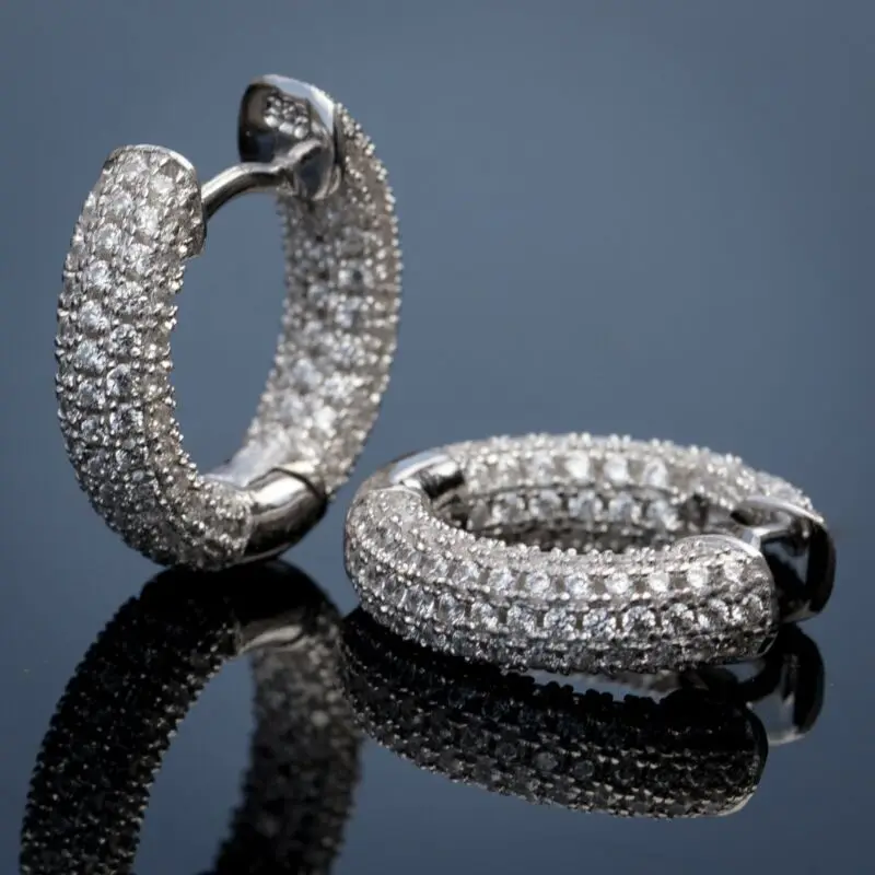 New Fashion OL Round Full Circle Zircon Ladies Earrings Woman Fashion Jewelry Temperament Girl's Daily Wear Earrings
New Fashion OL Round Full Circle Zircon Ladies Earrings Woman Fashion Jewelry Temperament Girl's Daily Wear Earrings