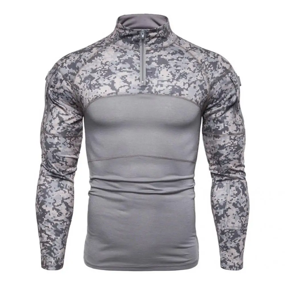 Slim Cool Anti-shrink Men Combat Shirt Easy to Wash Autumn T-shirt Soft for Autumn
Slim Cool Anti-shrink Men Combat Shirt Easy to Wash Autumn T-shirt Soft for Autumn