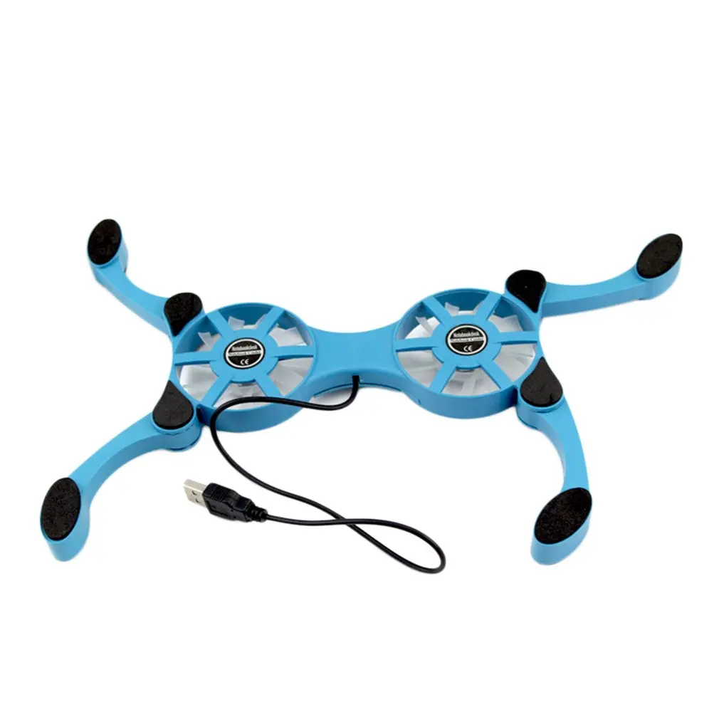 USB Double Fans Port Mini Portable Octopus Notebook Fan Cooler Cooling Pad For 14 inch Laptop with LED Light
USB Double Fans Port Mini Portable Octopus Notebook Fan Cooler Cooling Pad For 14 inch Laptop with LED Light