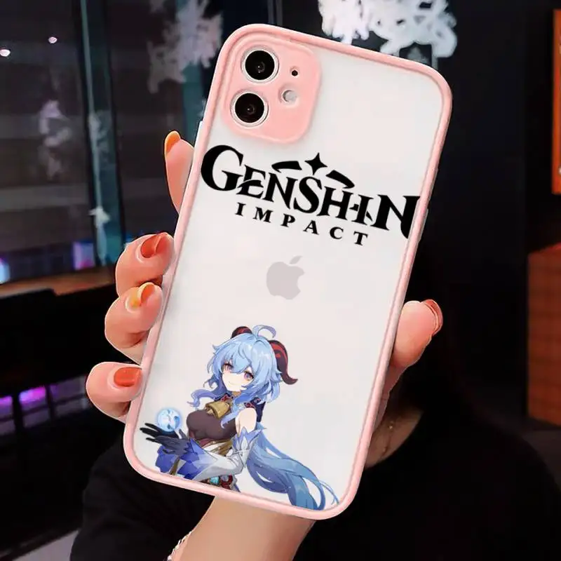 Genshin impact zhongli Phone Case For iPhone 12 11 Mini Pro XR XS Max 7 8 Plus X Matte transparent Pink Back Cover
Genshin impact zhongli Phone Case For iPhone 12 11 Mini Pro XR XS Max 7 8 Plus X Matte transparent Pink Back Cover