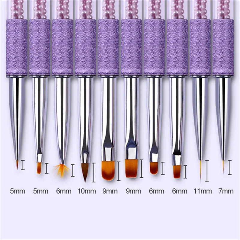 Nail Art Liner Manicure Brush Pen Flower 10 Style Of UV Gel Extension Builder Tips Design Drawing Tool
Nail Art Liner Manicure Brush Pen Flower 10 Style Of UV Gel Extension Builder Tips Design Drawing Tool