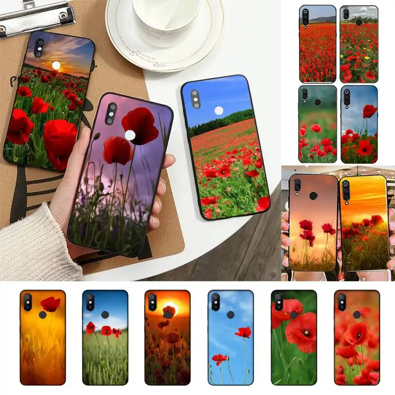 Red Corn Poppy Flower Phone Case Back Cover For Xiaomi Redmi Note 7 5 8A Note8pro 9Pro 8T TPU Coque for Redmi9 Capa
Red Corn Poppy Flower Phone Case Back Cover For Xiaomi Redmi Note 7 5 8A Note8pro 9Pro 8T TPU Coque for Redmi9 Capa
