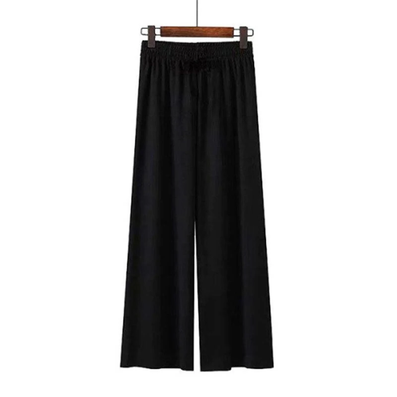 Wide Leg Pants Women Solid High Waist Trousers Pleated Loose Casual Elegant Womens Korean Style Chic School Daily Girls 
Wide Leg Pants Women Solid High Waist Trousers Pleated Loose Casual Elegant Womens Korean Style Chic School Daily Girls