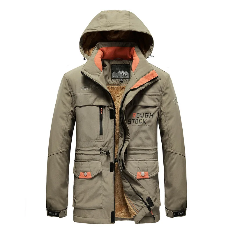 Winter Jacket Men Thick Wool Liner Warm Streetwear Army Parka Men Multi-Pocket Windbreaker Fur Hooded Cargo Bomber Jackets Coats
Winter Jacket Men Thick Wool Liner Warm Streetwear Army Parka Men Multi-Pocket Windbreaker Fur Hooded Cargo Bomber Jackets Coats