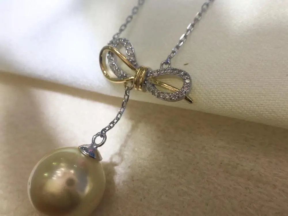 Bowknot 925 Sterling Silver Necklace Chain with Pendant Mountings Necklace Findings Jewelry Parts Fittings Accessories for Pearl
Bowknot 925 Sterling Silver Necklace Chain with Pendant Mountings Necklace Findings Jewelry Parts Fittings Accessories for Pearl