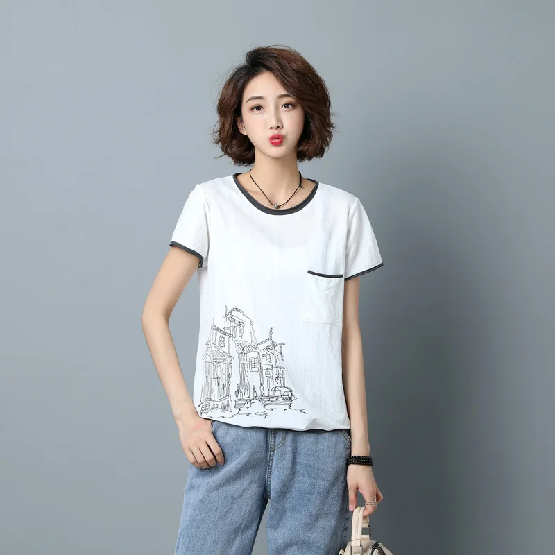 Женская футболка с принтом, летняя повседневная футболка с круглым вырезом и коротким рукавом, женские топы в ретро стиле, футболки для мам
Женская футболка с принтом, летняя повседневная футболка с круглым вырезом и коротким рукавом, женские топы в ретро стиле, футболки для мам