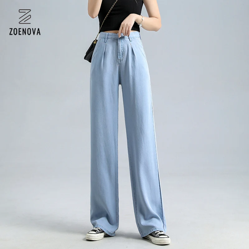 Spring Summer 2021 Women Fashion Pants 100% Lyocell Teccel Wide Leg Show High Show Thin 3xl Plus Size Fashon Jeans
Spring Summer 2021 Women Fashion Pants 100% Lyocell Teccel Wide Leg Show High Show Thin 3xl Plus Size Fashon Jeans