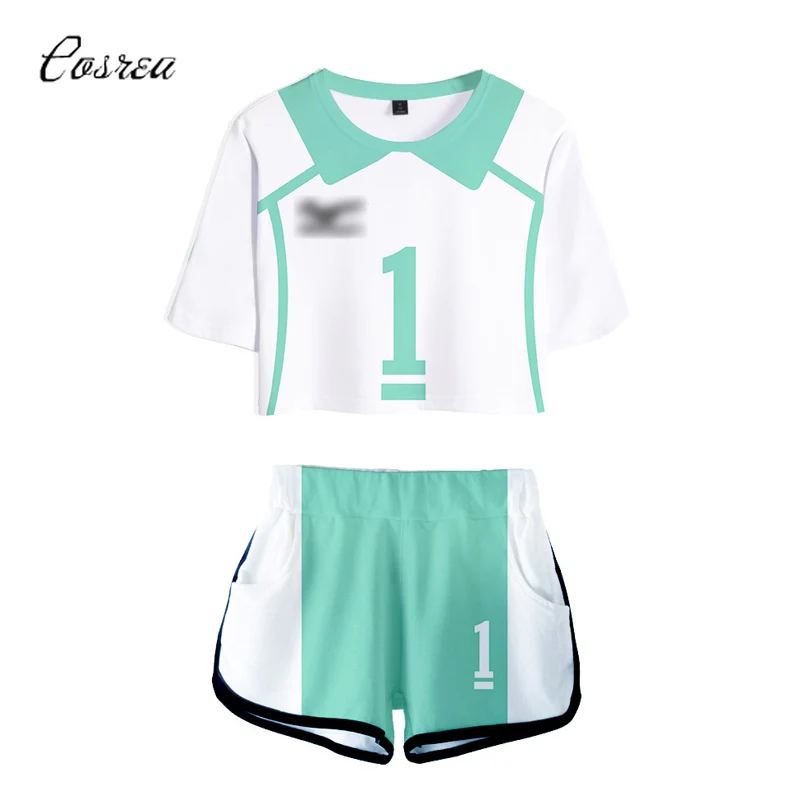 Anime Haikyuu Jersey Cosplay Costumes T-Shirt Shorts Suit Oikawa Tooru Tees Uniform Tsukishima Kei Girls Sexy Tracksuits
Anime Haikyuu Jersey Cosplay Costumes T-Shirt Shorts Suit Oikawa Tooru Tees Uniform Tsukishima Kei Girls Sexy Tracksuits
