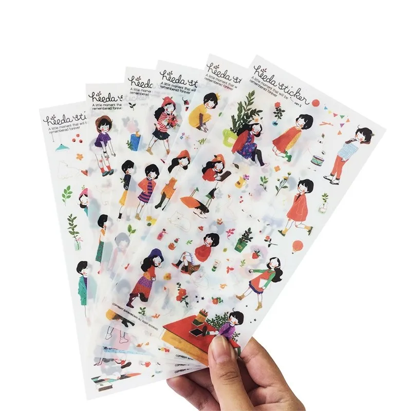 10packs/lot Funny Korea Sweet girl series PVC sticker set Decoration label Phone Sticker
10packs/lot Funny Korea Sweet girl series PVC sticker set Decoration label Phone Sticker
