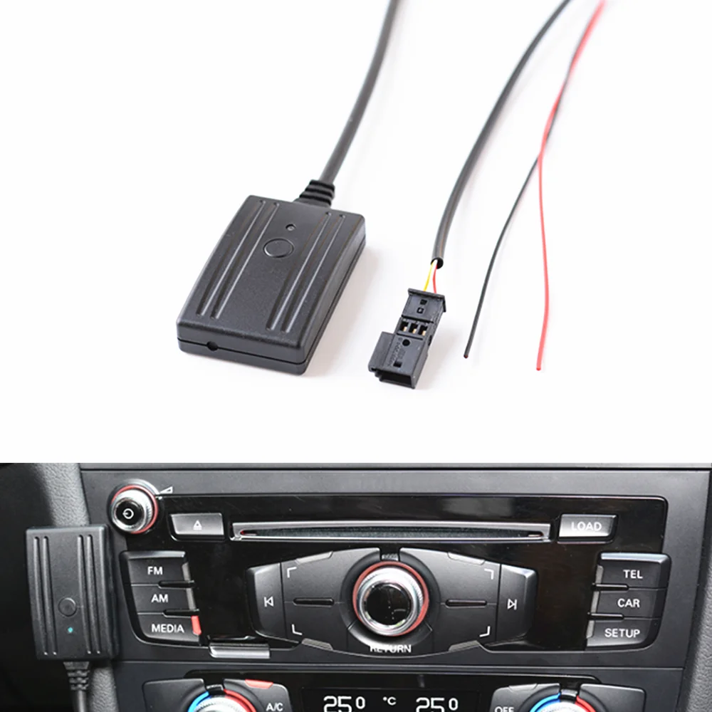 Автомобильный Bluetooth-микрофон телефонный звонок громкая связь музыка AUX-IN
