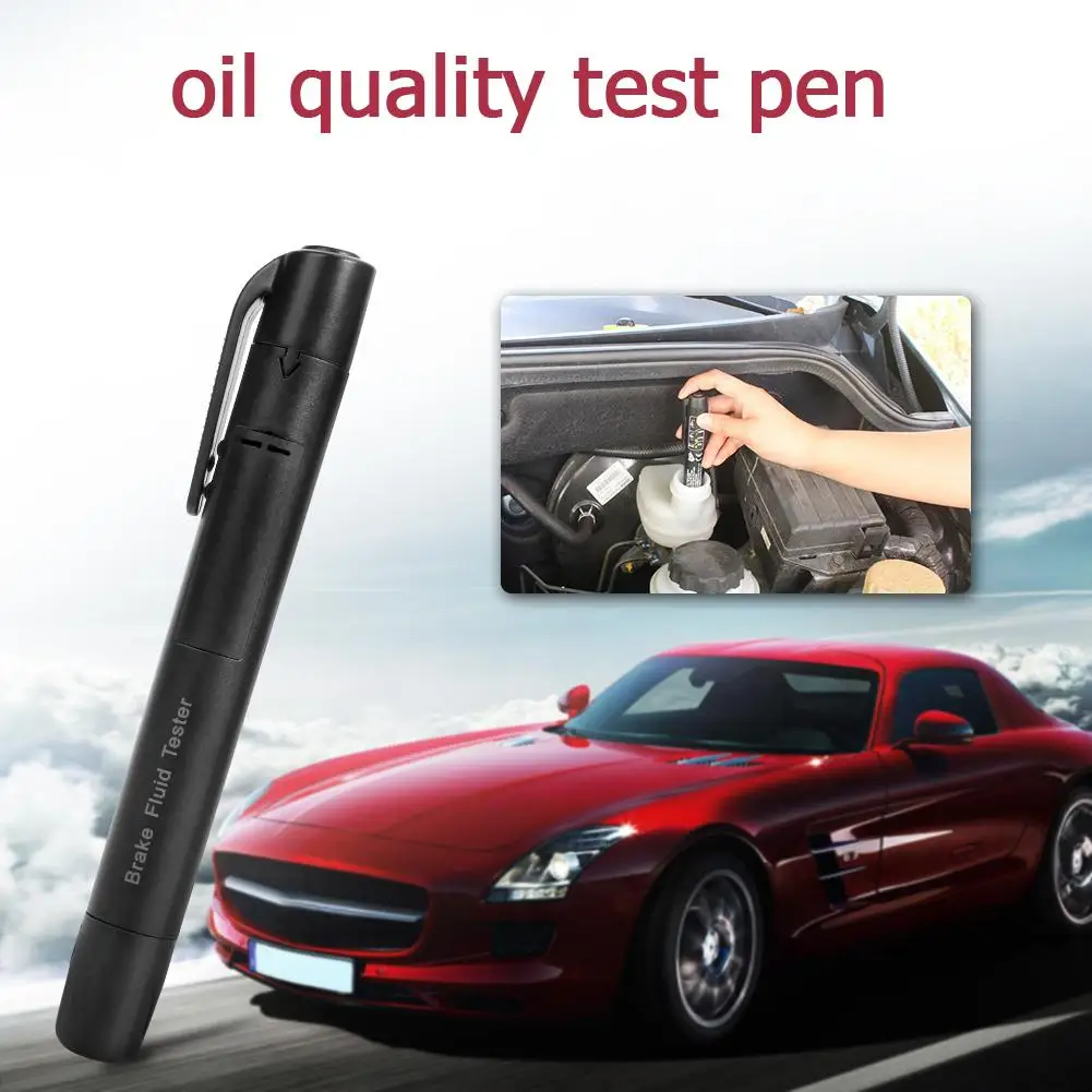 Brake Fluid Tester Pen for Car Auto Vehicle Automobile Diagnostic Tool With 5 LED Car Auto Vehicle Mini The Water Content Tester
Brake Fluid Tester Pen for Car Auto Vehicle Automobile Diagnostic Tool With 5 LED Car Auto Vehicle Mini The Water Content Tester