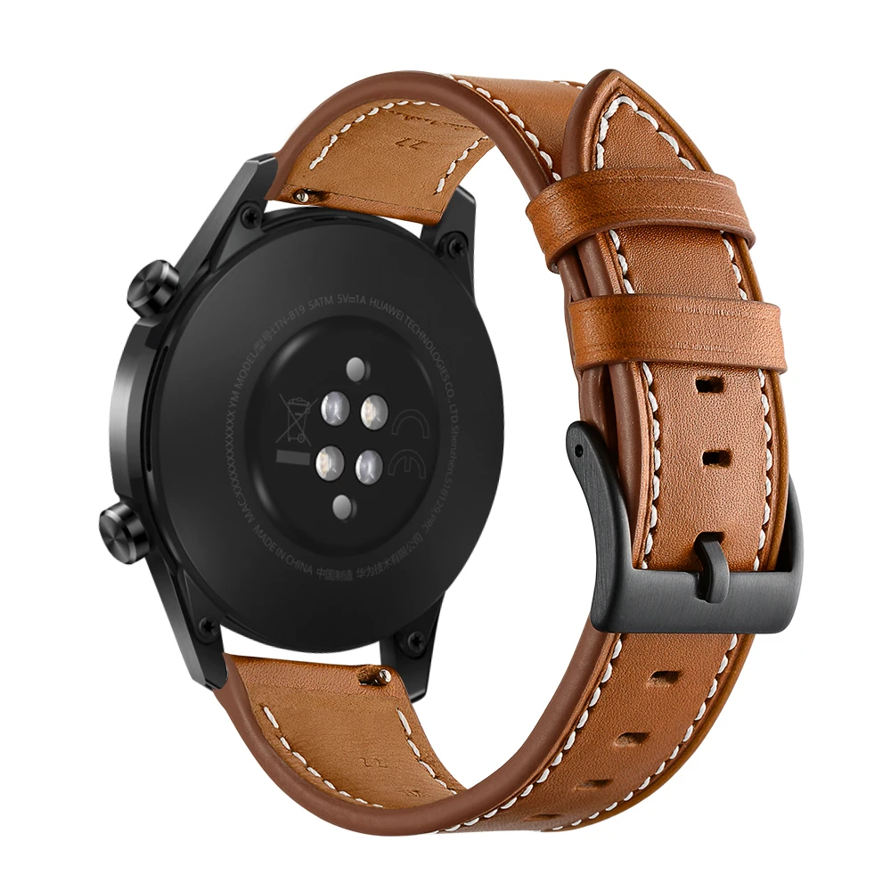 Strap for Huawei Watch GT2 Band 22mm Leather Replacement Bracelet for Samsung Galaxy Watch 46mm Active2 44mm 40mm 20mm Wristband
Strap for Huawei Watch GT2 Band 22mm Leather Replacement Bracelet for Samsung Galaxy Watch 46mm Active2 44mm 40mm 20mm Wristband
