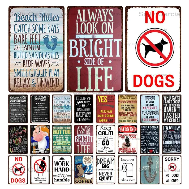 Home Beach Rule Metal Sign Plaque Metal Tin Sign Warning Coffee Wall Decor for Bar Cafe Retro Iron Painting Metal Posters
Home Beach Rule Metal Sign Plaque Metal Tin Sign Warning Coffee Wall Decor for Bar Cafe Retro Iron Painting Metal Posters