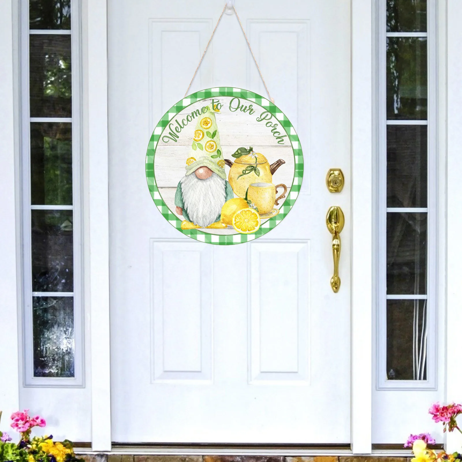 Gnomes Ornament Welcome Sign Decorative Vintage Wall Hanging Home Garden decoracin de habitacin
Gnomes Ornament Welcome Sign Decorative Vintage Wall Hanging Home Garden decoracin de habitacin