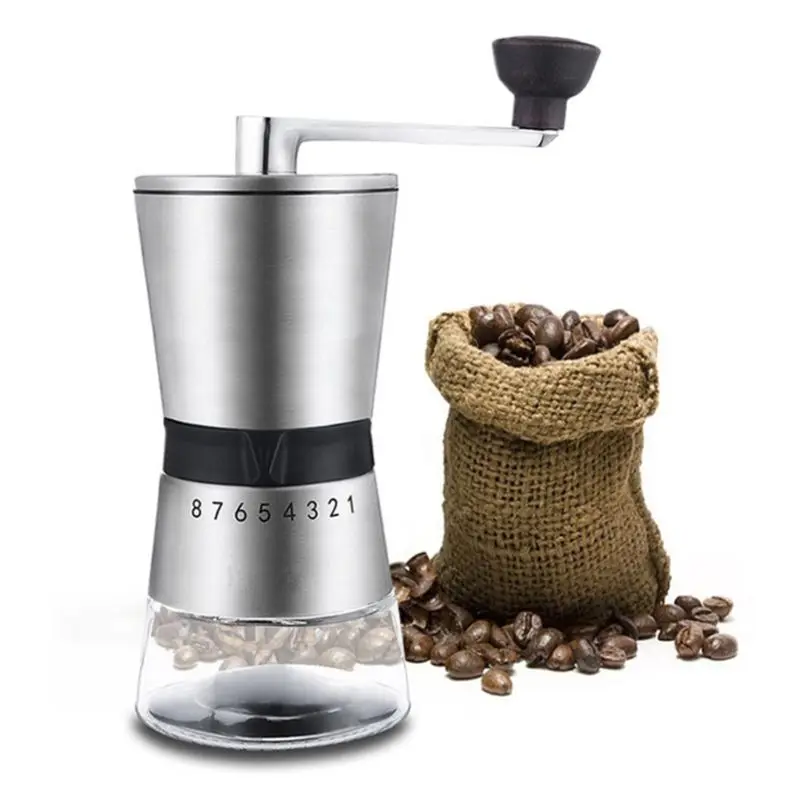 Manual Coffee Grinder Durable Stainless Steel Hand Crank Grinding Conical Ceramic Coffee Grinder Mill Bean Grinder Tool
Manual Coffee Grinder Durable Stainless Steel Hand Crank Grinding Conical Ceramic Coffee Grinder Mill Bean Grinder Tool